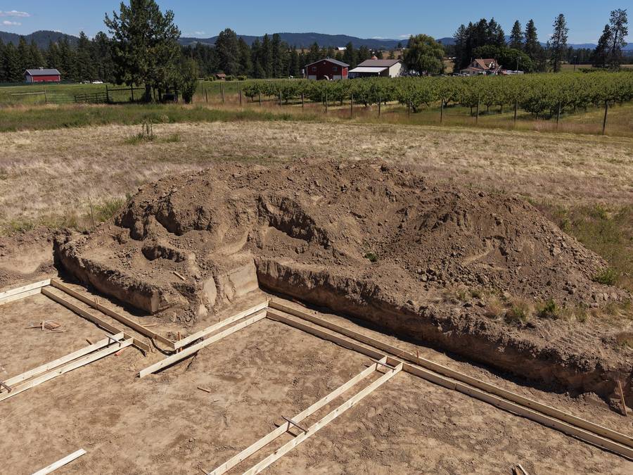 Real Estate — Hilltop Estate — aerial photo by HPAI