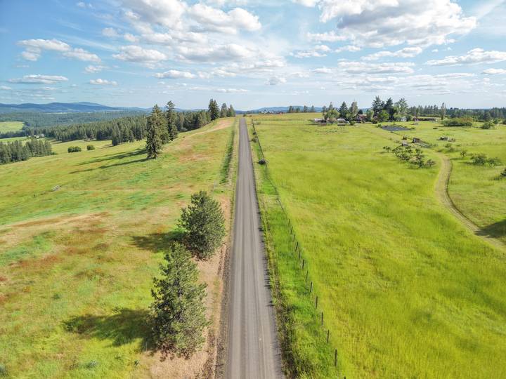 Land — Country Road Corridor — aerial photo by HPAI